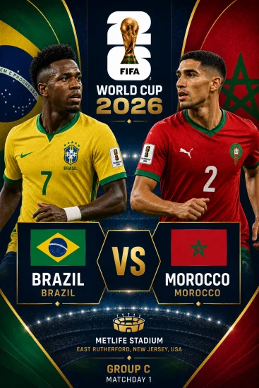 📺 Full Match Video Brazil iyo Morocco – Koobka Adduunka 2026