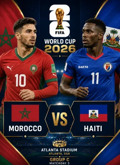 Goolashii ciyaarta Morocco iyo Haiti ee Koobka Adduunka 2026