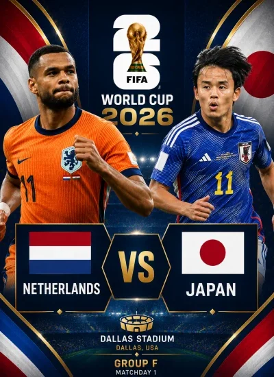 Goolashii ciyaartii Holland iyo Japan ee Koobka Adduunka 2026