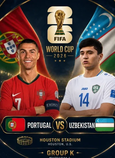 Goolashii ciyaarta Portugal iyo Uzbekistan ee Koobka Adduunka 2026
