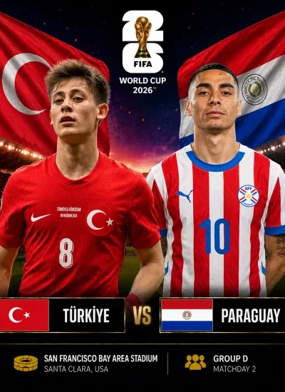 Goolasha ciyaartii Turkiga iyo Paraguay ee Koobka Adduunka 2026